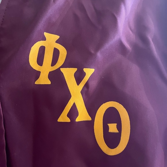 Vintage 1980’s Central Michigan University CMU Sorority College Bomber Jacket M - Picture 2 of 10